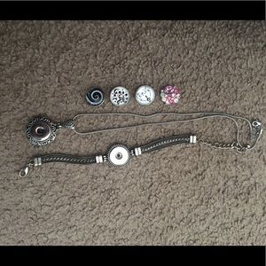 Ginger snap necklace and bracelet